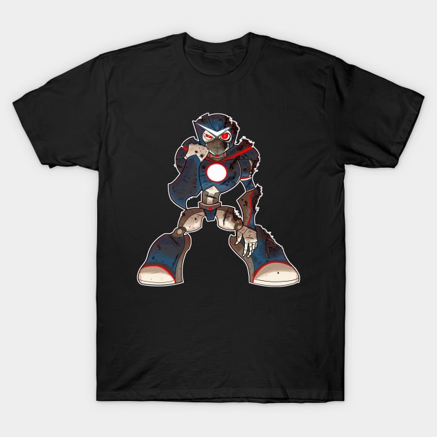 Go Robo Now Battle Damage T-Shirt by GoRoboNow